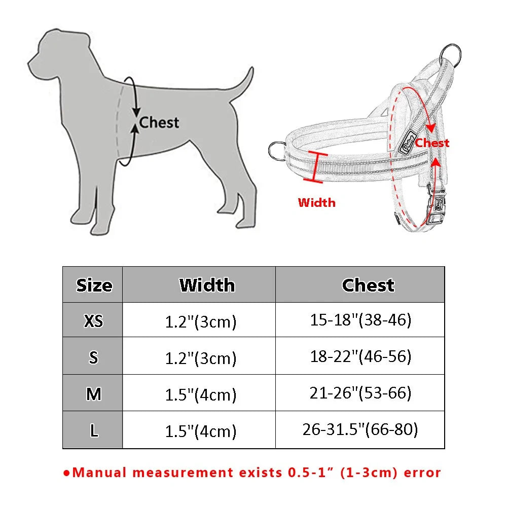 High Quality Reflective Padded Dog Harness