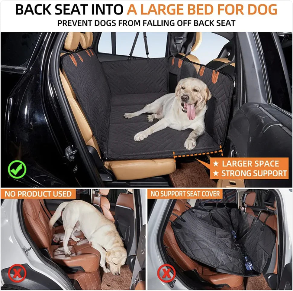 Deluxe Waterproof Durable Car Dog Bed and Seat Cover