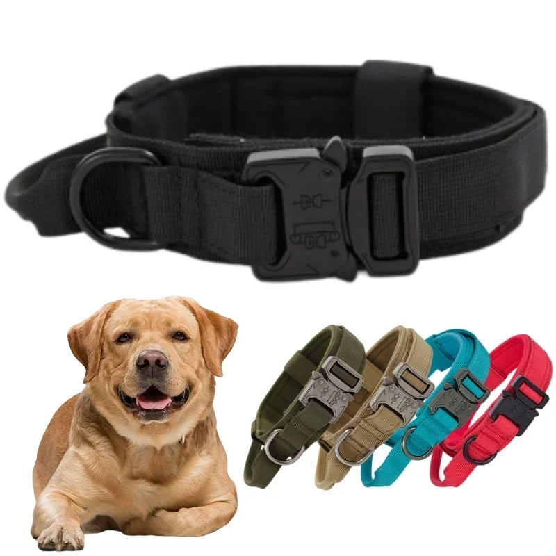 Tactical Dog Collar and matching Leash option