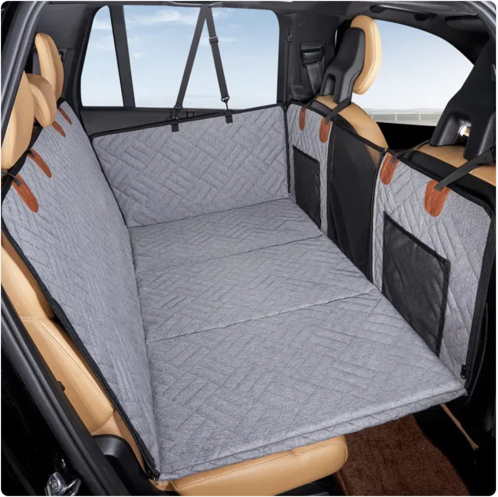 Deluxe Waterproof Durable Car Dog Bed and Seat Cover