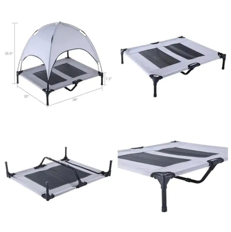 Double-layer Reinforced Dog Bed Camping Tent