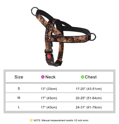 Multi-colored High Quality Dog Harness