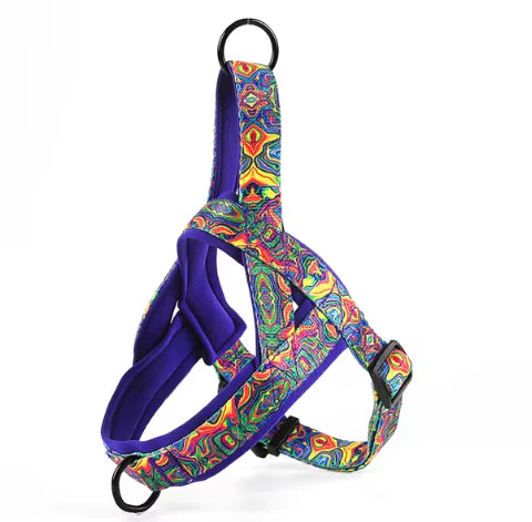 Multi-colored High Quality Dog Harness