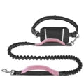 Hands Free Dog Leash with Zipper Bag